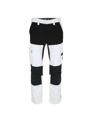 Hector broek Wit/Zwart