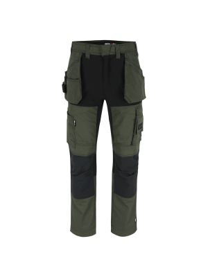 Spector broek Donker kaki/Zwart