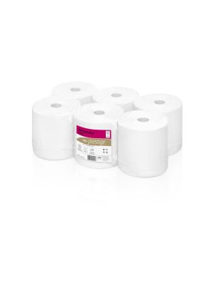 Wepa Prestige handdoekrollen cellulose (2-laags - 150m - 20,5cm - 6 rollen)