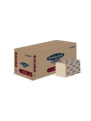 BulkySoft®  Havana Recycled Dispenser Servetten 2-laags, 21 x 16 cm, Doos van 200 Pakken (4000 Servetten)