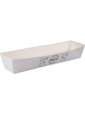  Tasty A16 N bakje wit karton 185x33x35 mm 4x100 stuks
