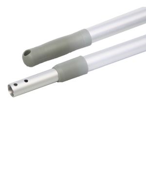 Telescoopsteel aluminium 100-180cm 2 gaten handvat grijs