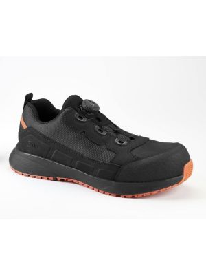 Sanita S-Feel Zirkon veiligheidsschoen S-lock laag S3 ESD zwart/rood