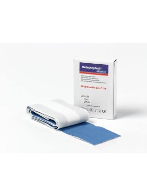 (REF 8188) Detectaplast detect. textielpleister elastisch blauw 6cm x 1m