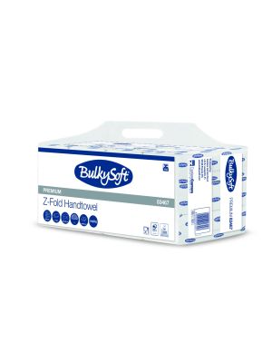 BulkySoft Z vouw (small) handdoekvouwtjes 2lgs. 24x21,5cm doos 200x12 totaal (2400 vouwtjes)