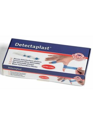 (REF 83489) Detectaplast detect. textielpleister elastisch blauw 180x20mm 50 stuks
