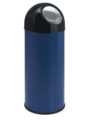 Afvalbak met pushdeksel en binnenemmer 55 ltr