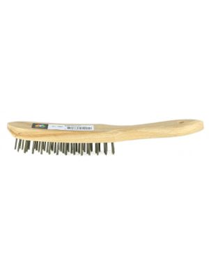 STAALBORSTEL hout 4 rijen