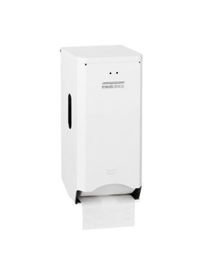 Mediclinincs duo toiletrolhouder wit gecoat