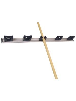 Toolflex wandstrip met klemmen zwart 90 cm 5x ø 20/30 mm