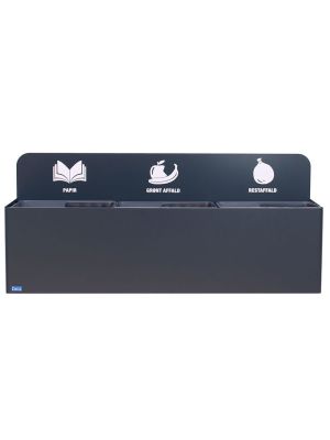 BICA 811 WANDAFVALSTATION 3X20 LTR ANTRACIET