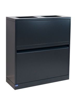 BICA 880 AFVALSTATION OPEN 80 LTR ZWART