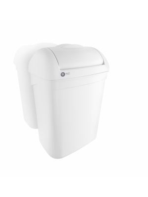 Black Satino dames hygiënebox (8 liter) Wit