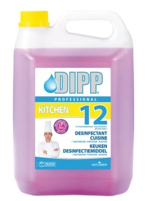 Dipp 12 Keuken Desinfectiemiddel 5L ALLEEN BESCHIKBAAR VOOR BELGIE!!