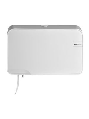 Euro White Quartz duo coreless toiletrolhouder wit