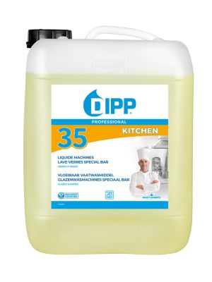 DIPP 35 Vloeibaar Vaatwasmiddel, Glaswerk 10L