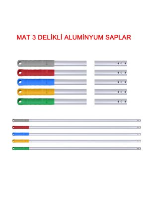 Elive Aluminium steel met 3 gaten 150cm