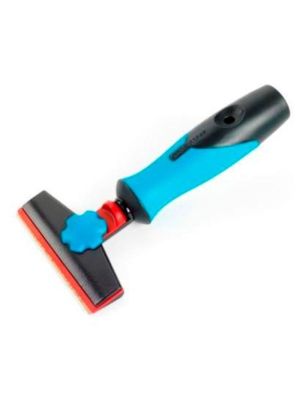 Moerman, Ergo glas/vloerkrabber blauw/zwart 20cm