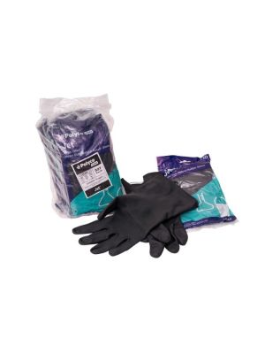Latex handschoenen, zwaar, maten XL en L, pak 1x12 stuks