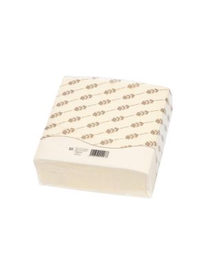 AIRLAID Servetten, 1/4 vouw, Champagne, ds. 12x50st.(600), 40x40 cm
