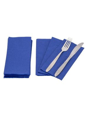 Servetten 40x40cm 1/8 vouw donker blauw ds.20x100 (2000st.)