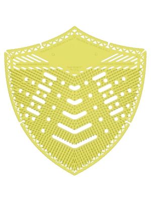 SHIELD Urinoirmatjes Lemon Geel, pak 10 stuks