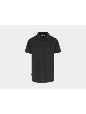 Levor Polo Korte Mouwen Donker Heather Grijs 