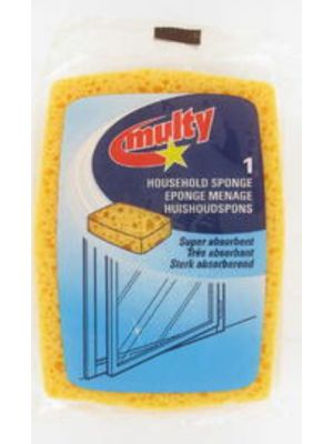 Multy glasspons geel 1x18 st
