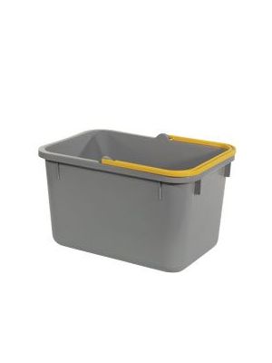 Numatic Grijze emmer 17 liter met gele hendel