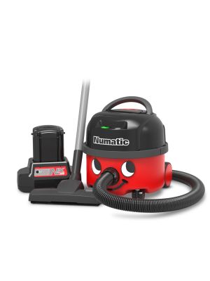 Numatic Batterijstofzuiger NBV190-NX rood met kit AA29E