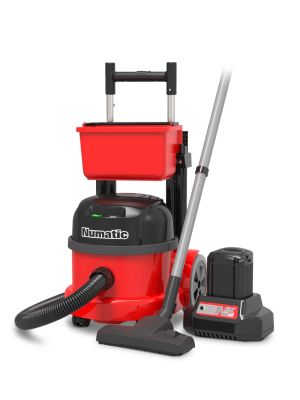 Numatic Batterijstofzuiger PBT230-NX rood met kit AA29E