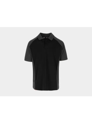 BRABO Polo Korte Mouwen ZWART/ANTRACIET 