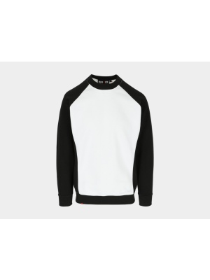 BORIS Sweater WIT/ZWART