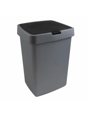 Delta Afvalbak klep 25L Grijs
