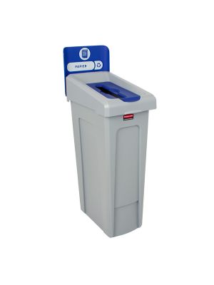 Slim Jim Recyclingstation Papier Inwerpopening, Rubbermaid