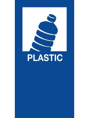 Magneetsticker Plastic Donker Blauw