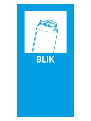 Magneetsticker Blik Blauw