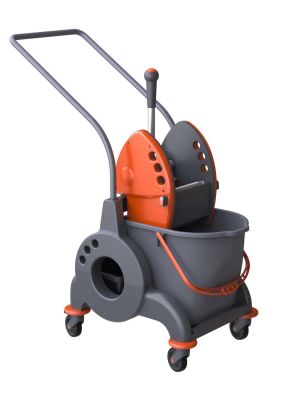 Ivo Giotto Enkele mopemmer 25lt met moppers en duwbeugel
