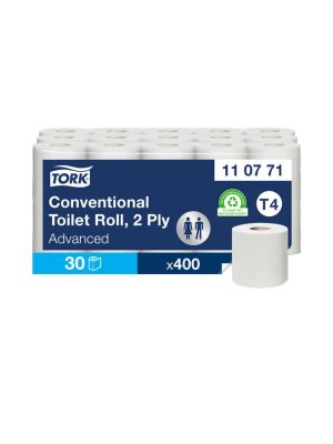 Tork Traditioneel Toiletpapier Advanced 2-laags, 400vel T4