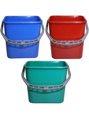 Werkwagen emmer 12 liter (diverse kleuren)