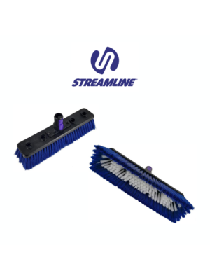 Streamline® OVA8® 26 cm Medium Borstel met dubbele borstelharen – Met 90 Graden Snelontgrendelingsaansluiting