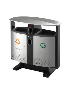 Buitenafvalbak afvalscheiding-batterijen, EKO