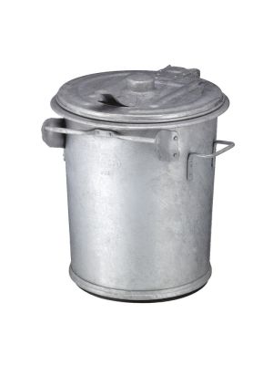 Staalverzinkte afvalbak 70, 90, 110 ltr