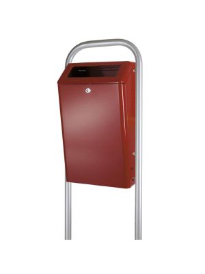 Aluminium buitenafvalbak